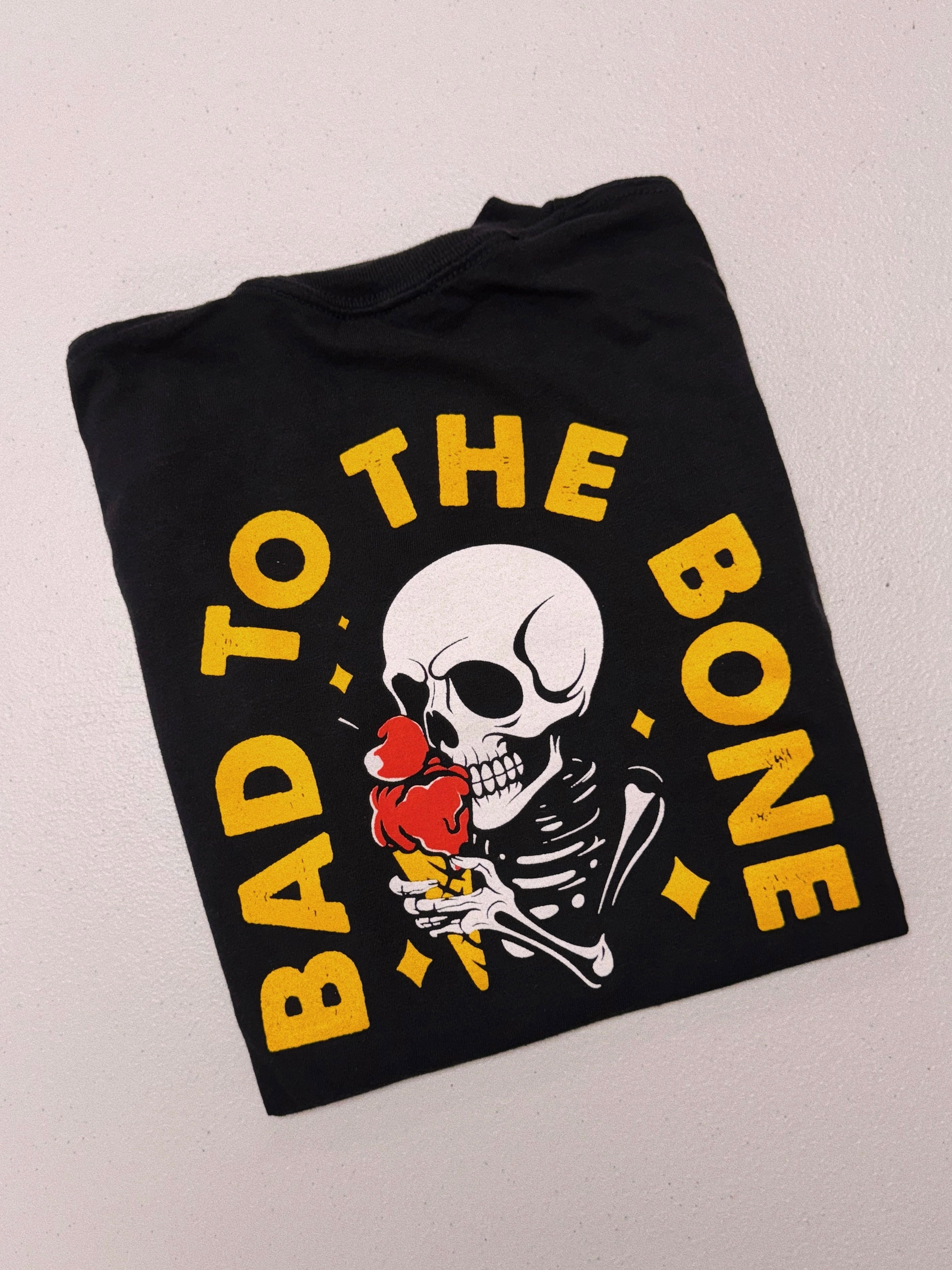 Bad to the Bone Kid's Tee – Hubs & Hers