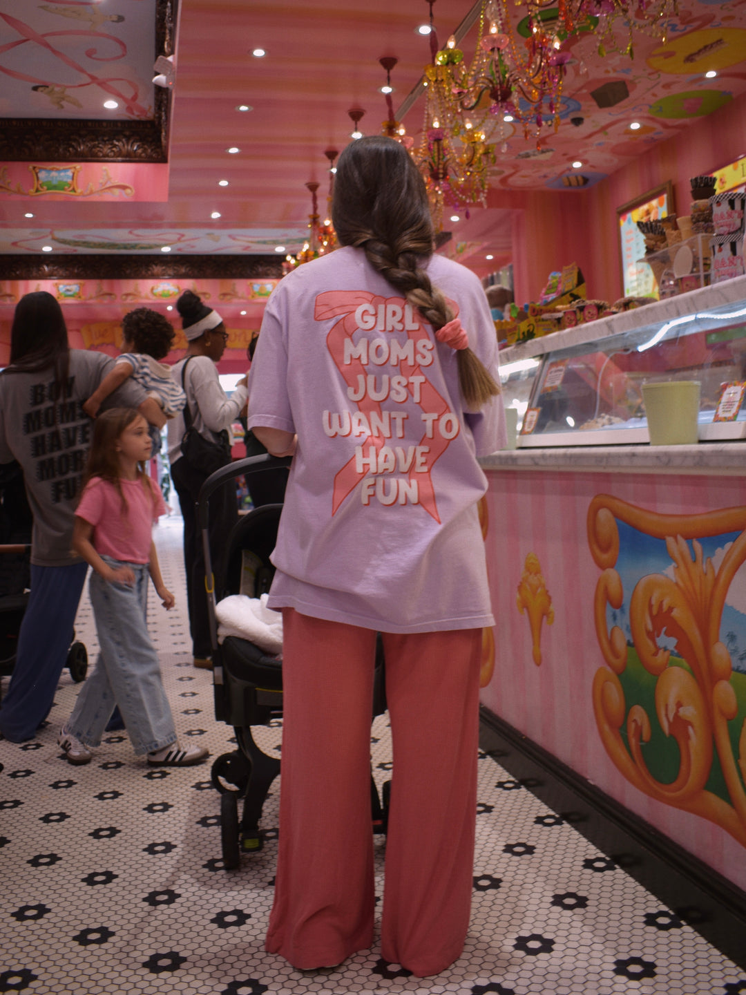 Girl Moms Just Want to Have Fun Tee