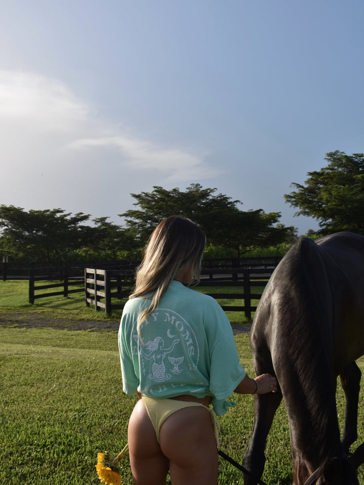 Salty Moms Beach Club Tee