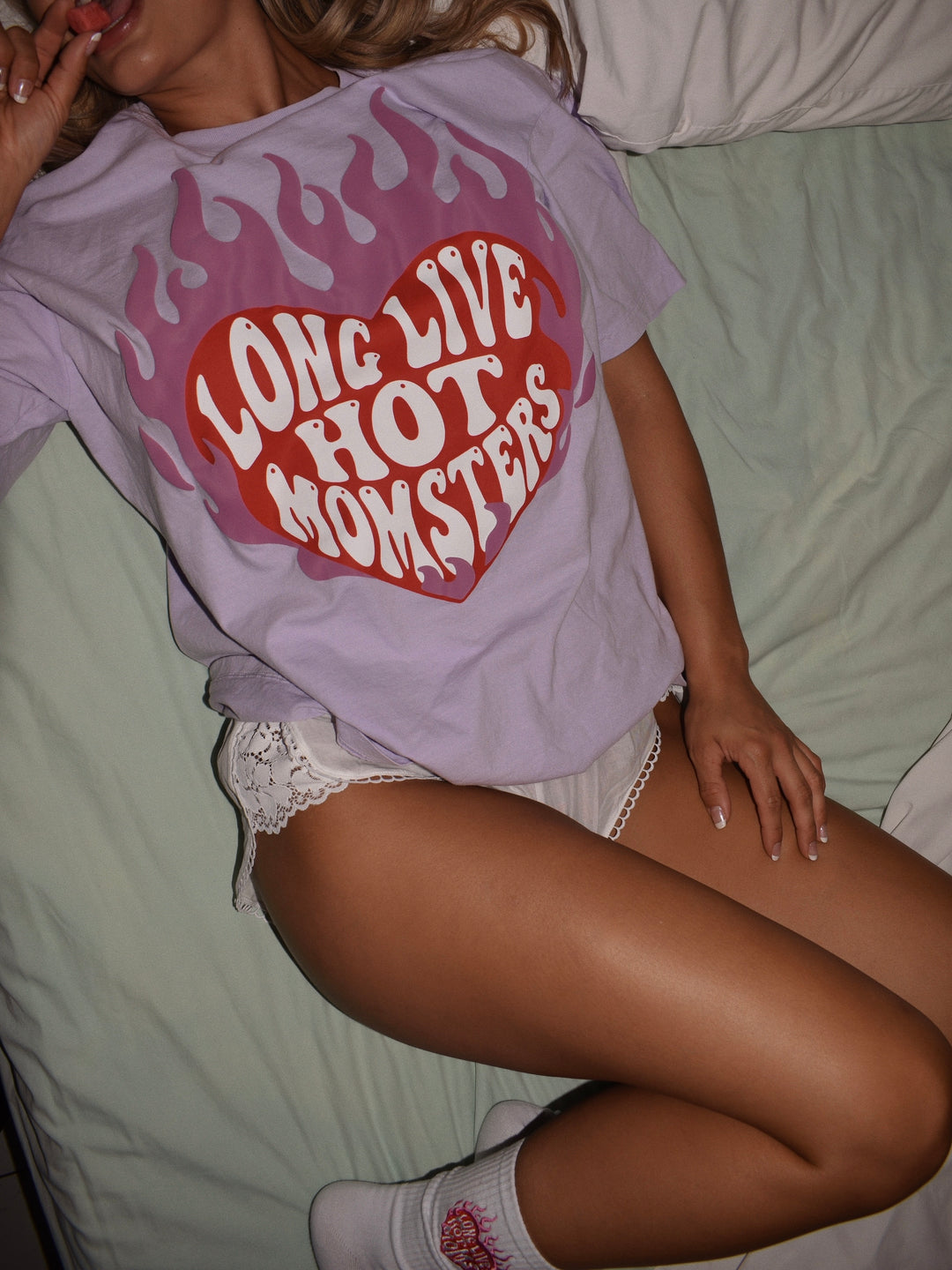 Long Live Hot Momsters Tee
