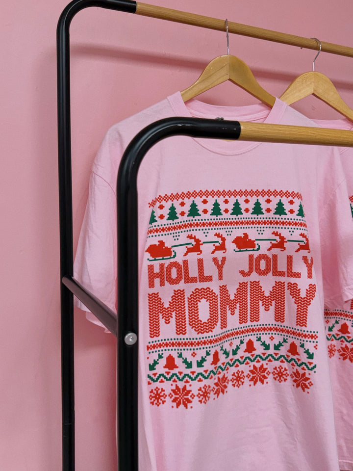 Holly Jolly Mommy tee