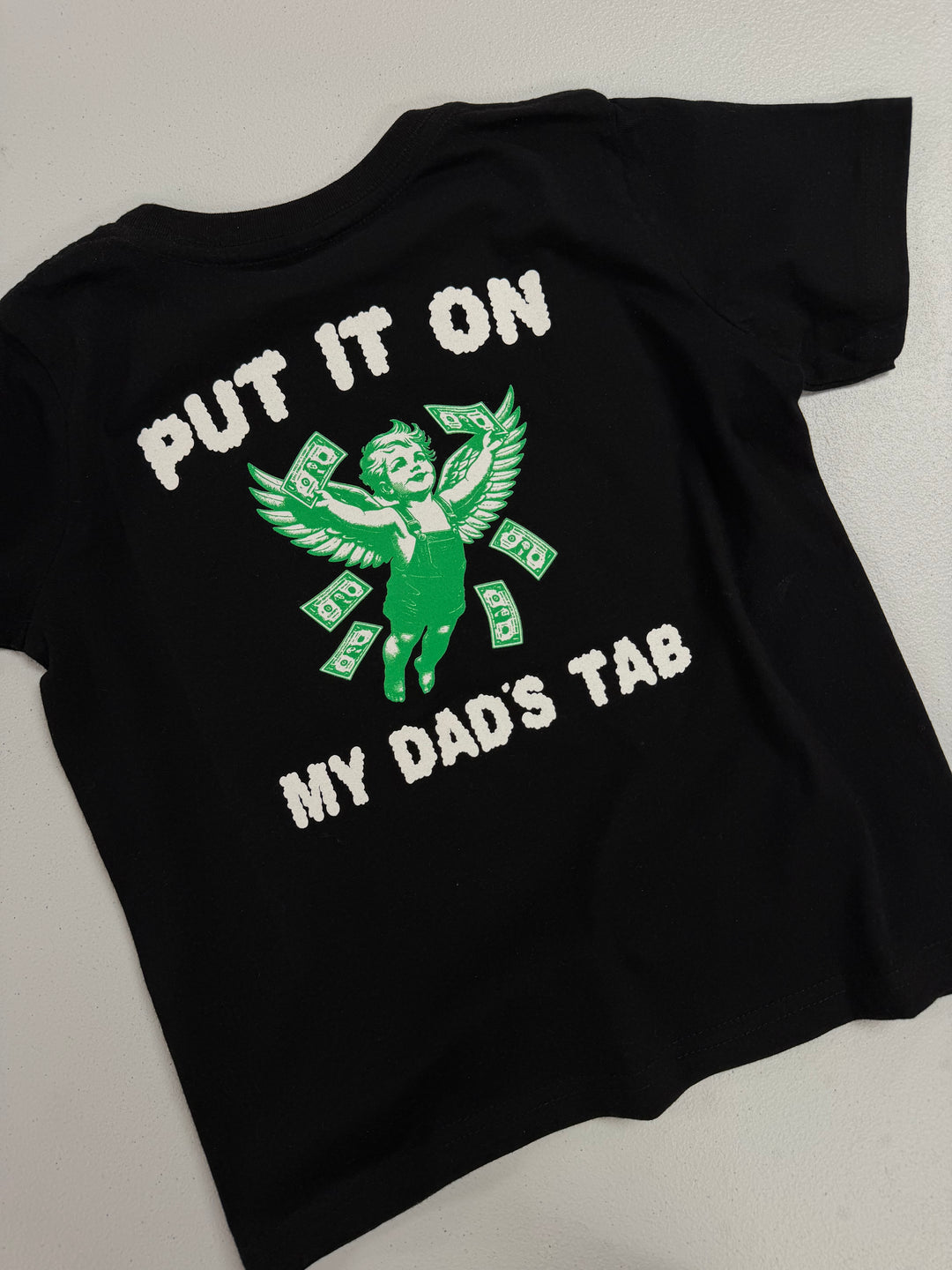 Put It On My Dad's Tab Kid’s Tee