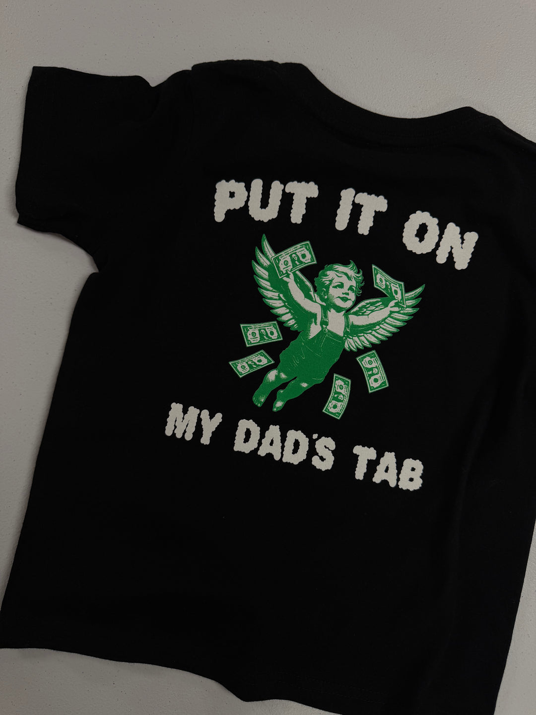 Put It On My Dad's Tab Kid’s Tee