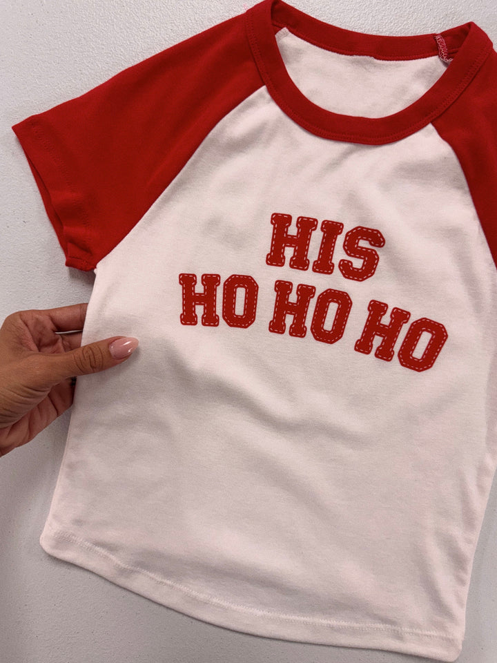 His Ho Ho Ho Babydoll Tee