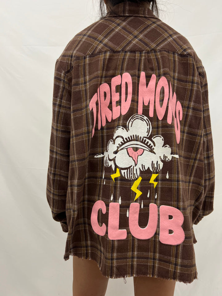 Vintage Flannel | Tired Moms Club - men’s S (misprint)