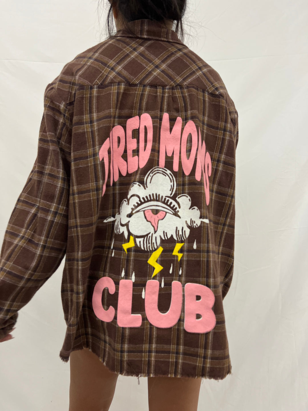 Vintage Flannel | Tired Moms Club - men’s S (misprint)