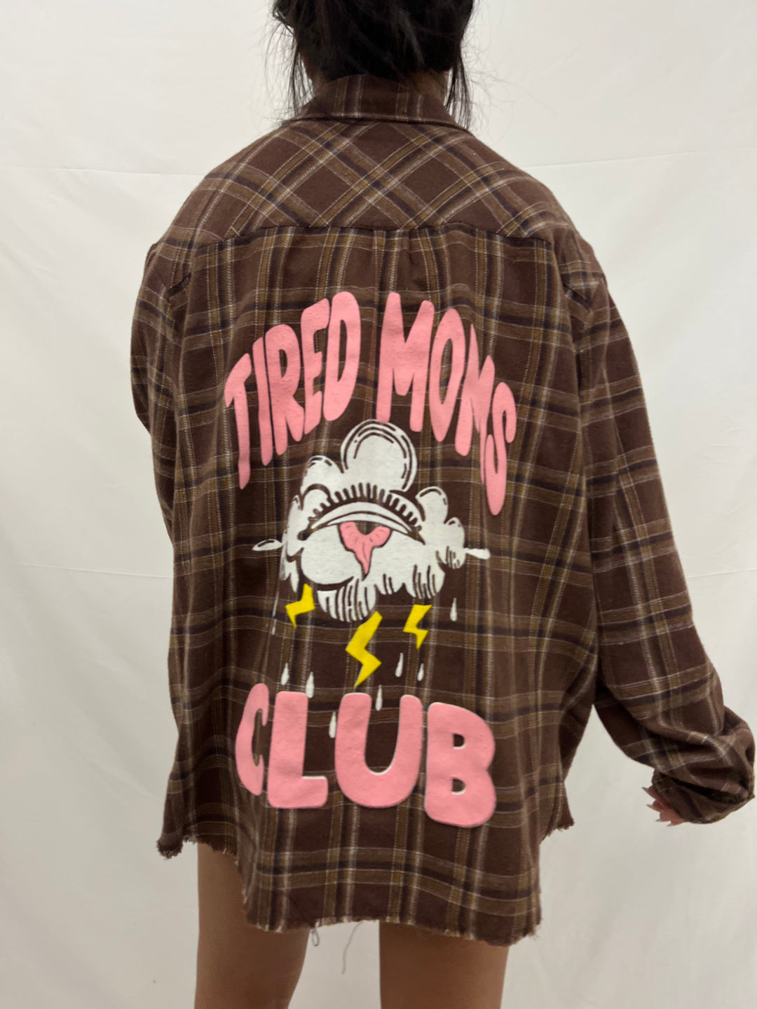 Vintage Flannel | Tired Moms Club - men’s S (misprint)