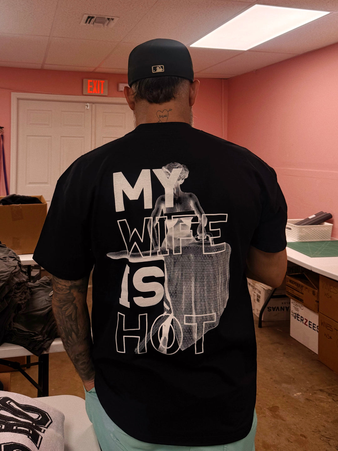 MY WIFE IS HOT tee