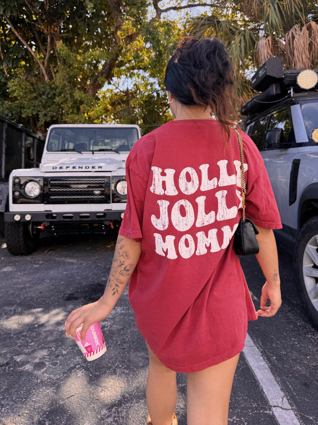 Holly Jolly Mommy tee