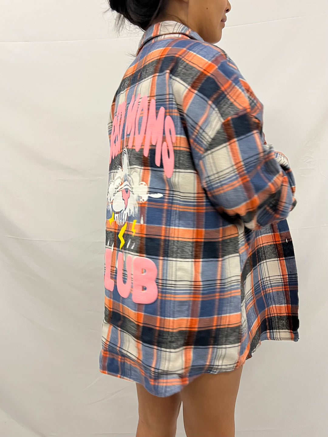 Vintage Flannel | Tired Moms Club - men’s L (misprint)