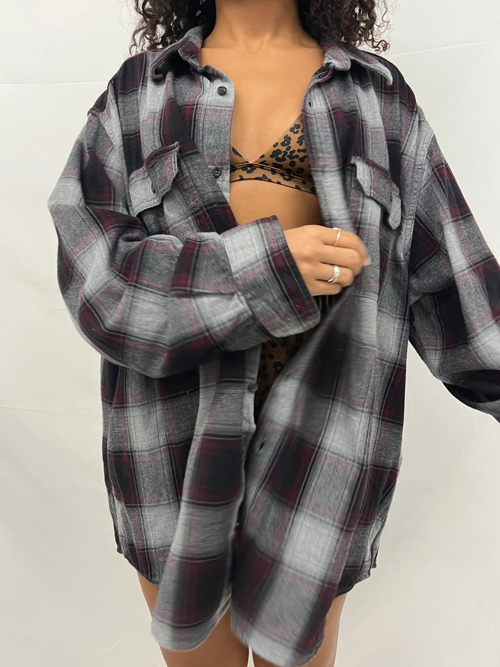 Vintage Flannel | Tired Moms Club - men’s XL