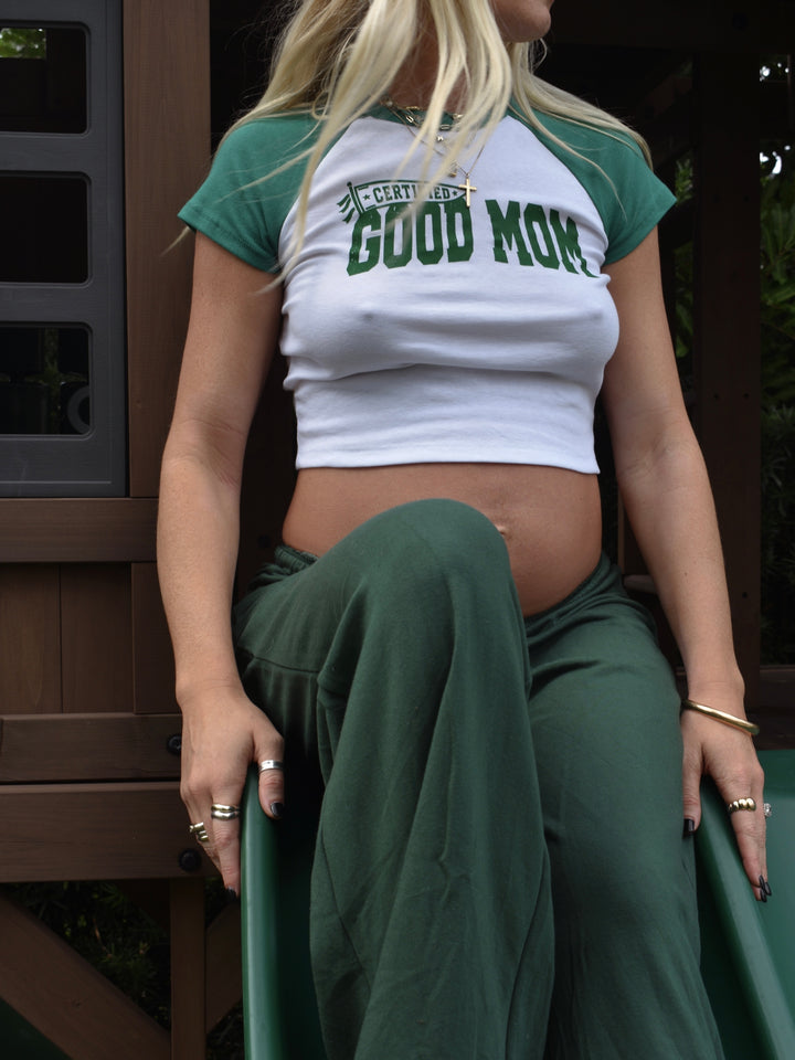 Certified Good Mom Cropped Tee