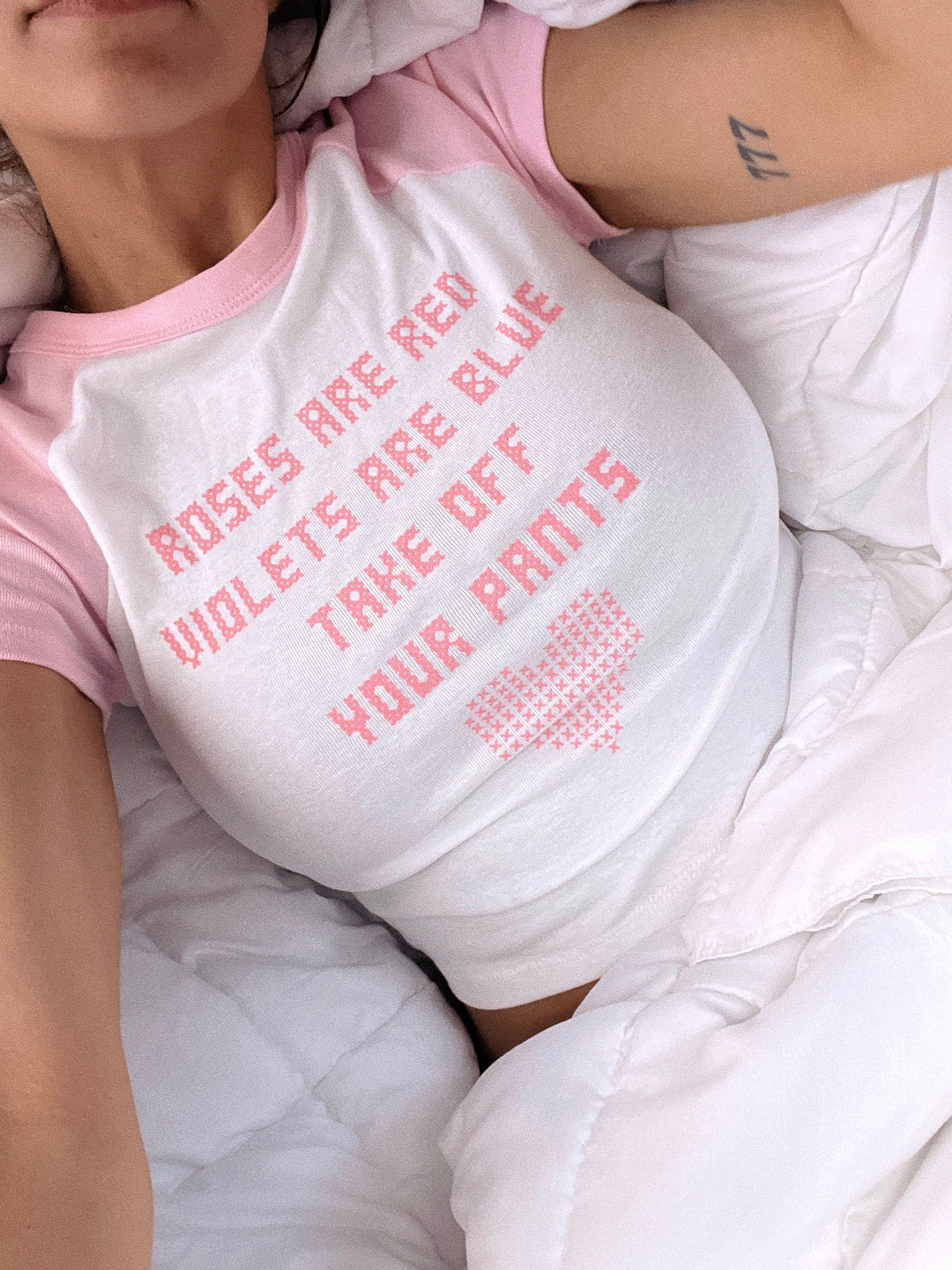 Roses Are Red Babydoll Tee